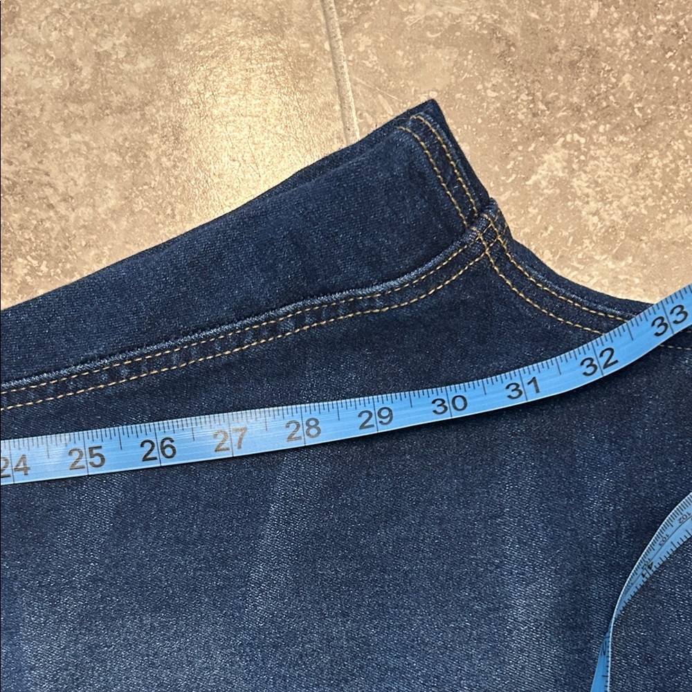 Women's Dark Blue Jeans StitchStar Mid Rise Bootcut 2x - Picture 7 of 8